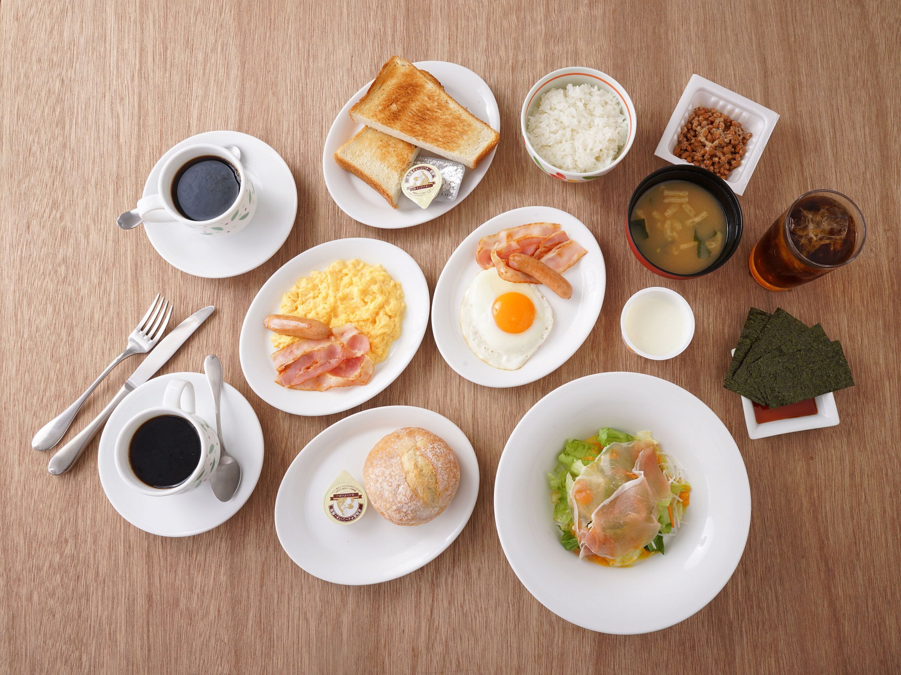 daily full breakfast (jpy 780 per person)