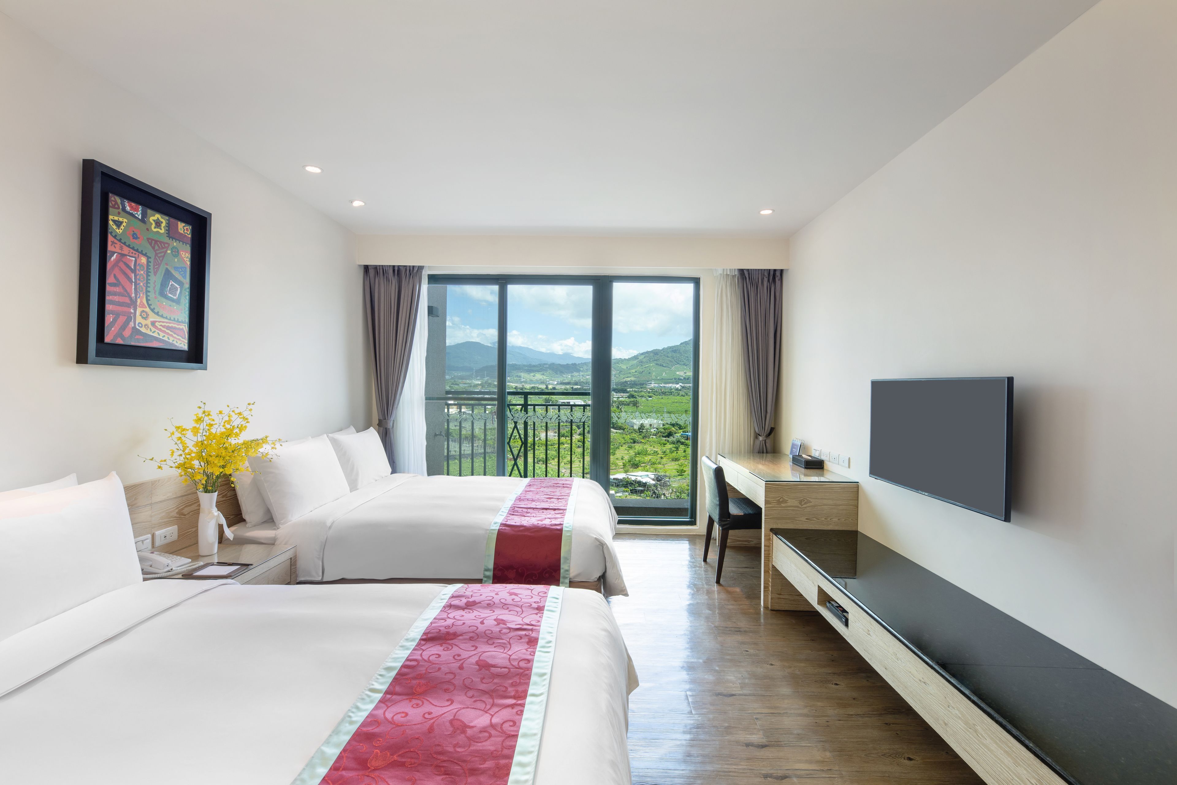 Minibar, in-room safe, desk, blackout curtains