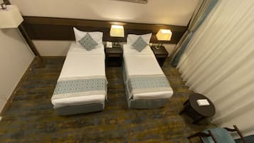 2 Schlafzimmer, Zimmersafe, Verdunkelungsvorhänge
