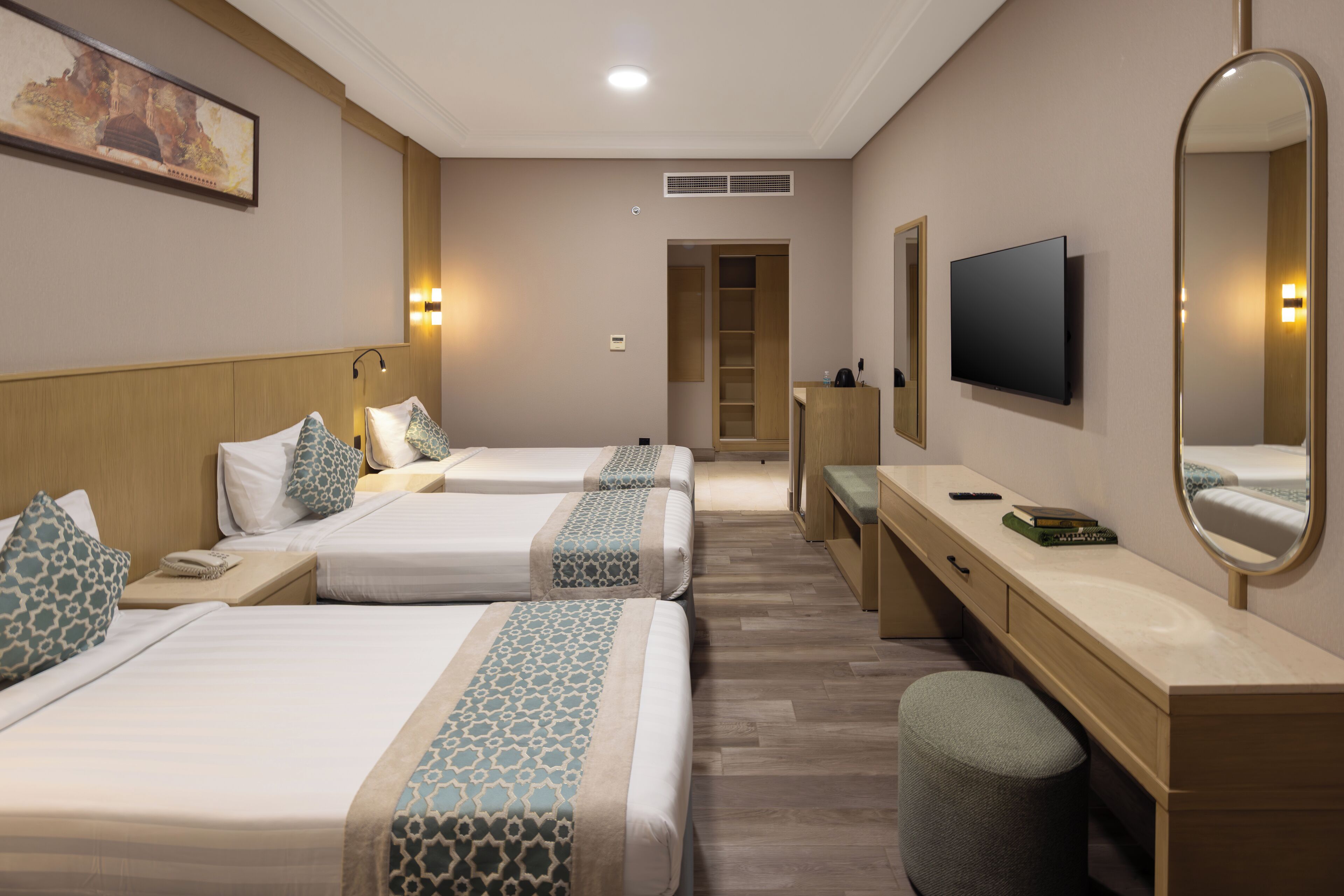 Caja de seguridad en la habitación y cortinas blackout 