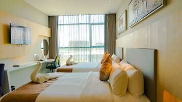 Chambre « Premier », 2 grands lits | Vue de la chambre