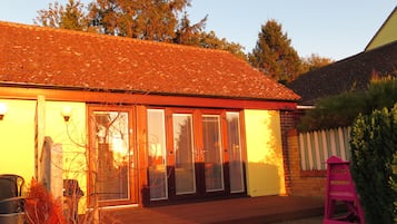 Deluxe tweepersoonskamer (SuperKing) | Terras