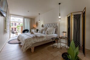 普通開放式套房, 1 張加大雙人床, 花園景 | 熨斗/熨衫板、免費 Wi-Fi、床單