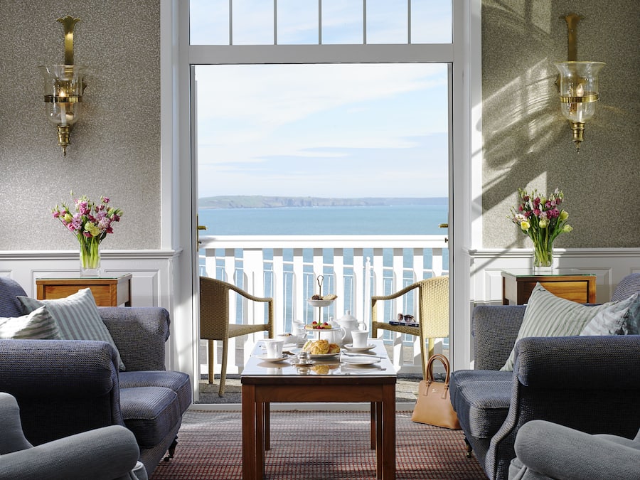 Sala de estar en el lobby