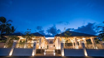 Front of property – evening/night