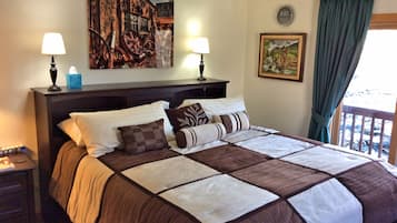 Habitación romántica | 1 dormitorio, sábanas de algodón egipcio, ropa de cama de alta calidad