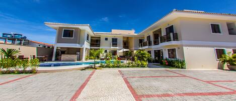 Uitzicht op de binnenplaats