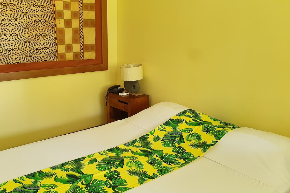 Bangalô (Bungalow Vanille with air conditioned) | 1 quarto, cofres nos quartos, Wi-Fi de cortesia, roupa de cama
