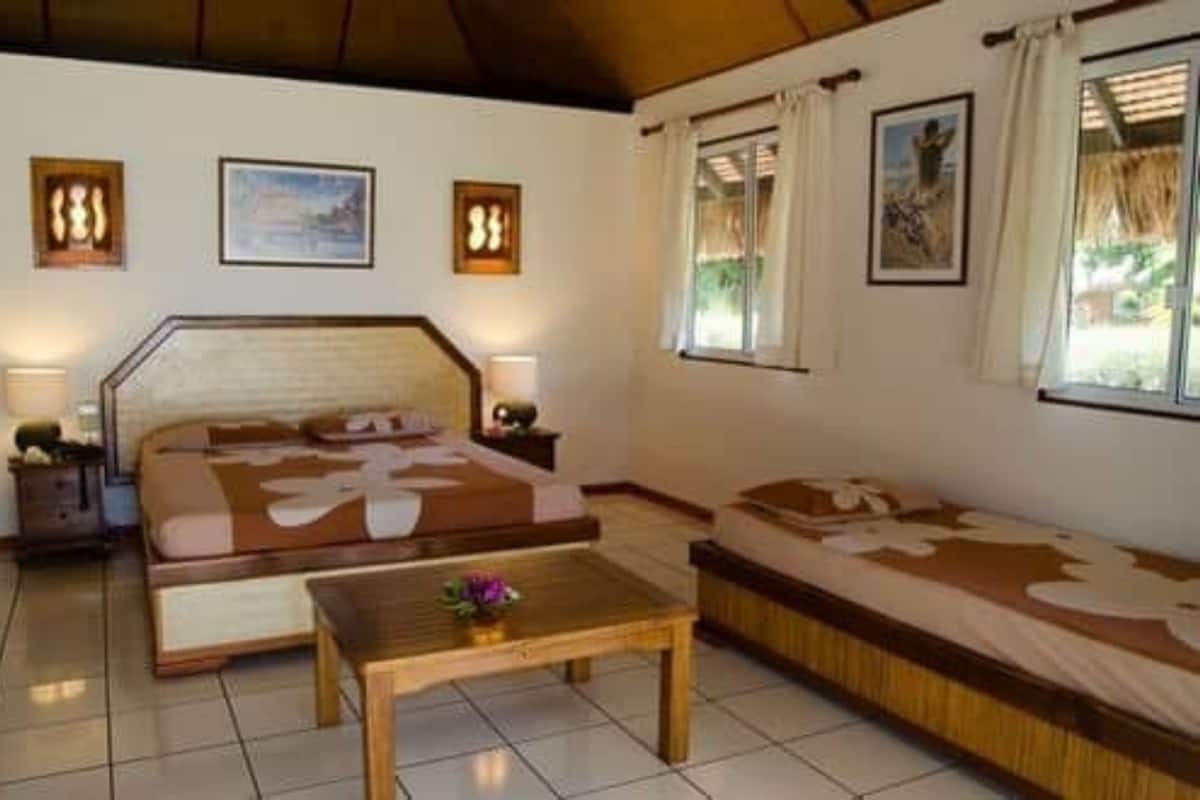 Bangalô standard | 1 quarto, cofres nos quartos, Wi-Fi de cortesia, roupa de cama