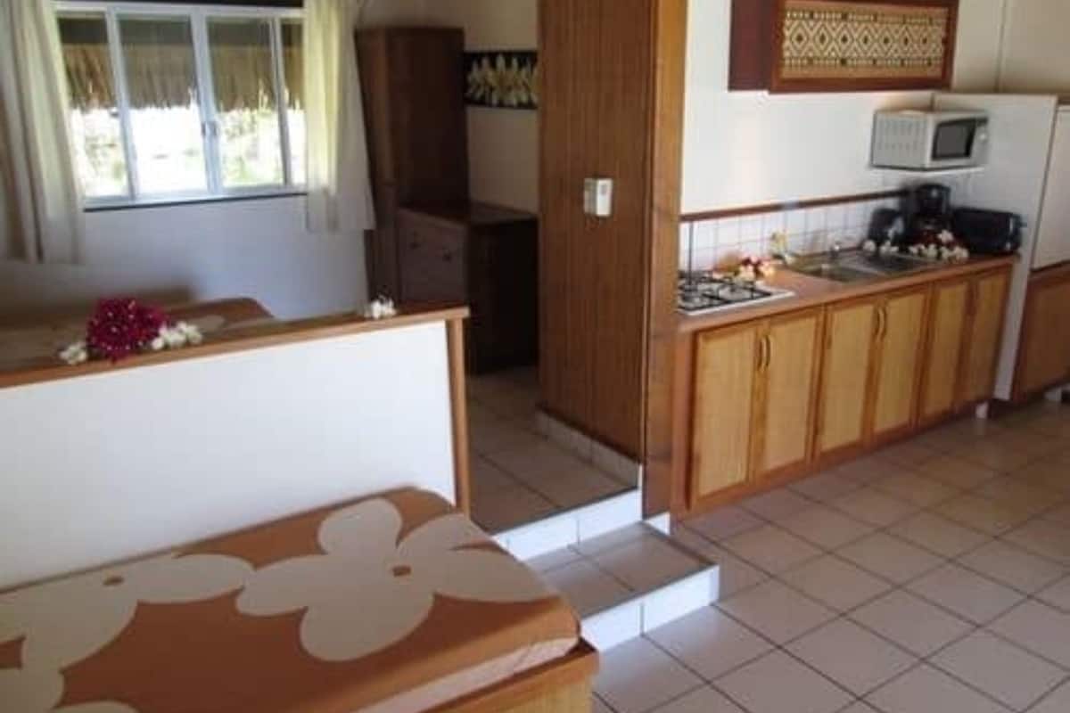 bungalow local jardin cuisine | living area