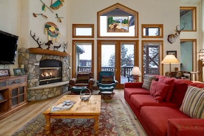 Townhome, 3 Bedrooms | Living area | Flat-screen TV - Crosstimbers 2784 3 Bedroom Townhouse by RedAwning (Steamboat Springs)