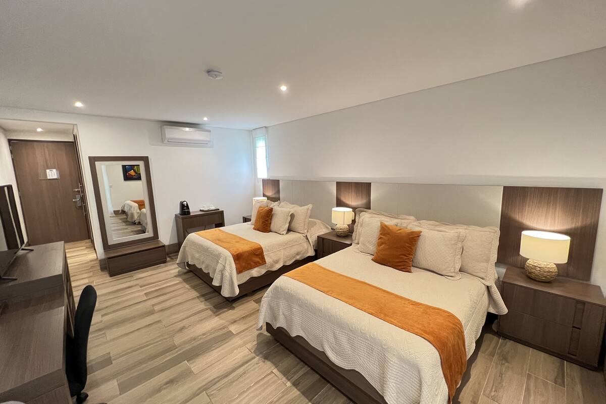 superior quadruple room | 1 bedroom, minibar, in-room safe, free wifi