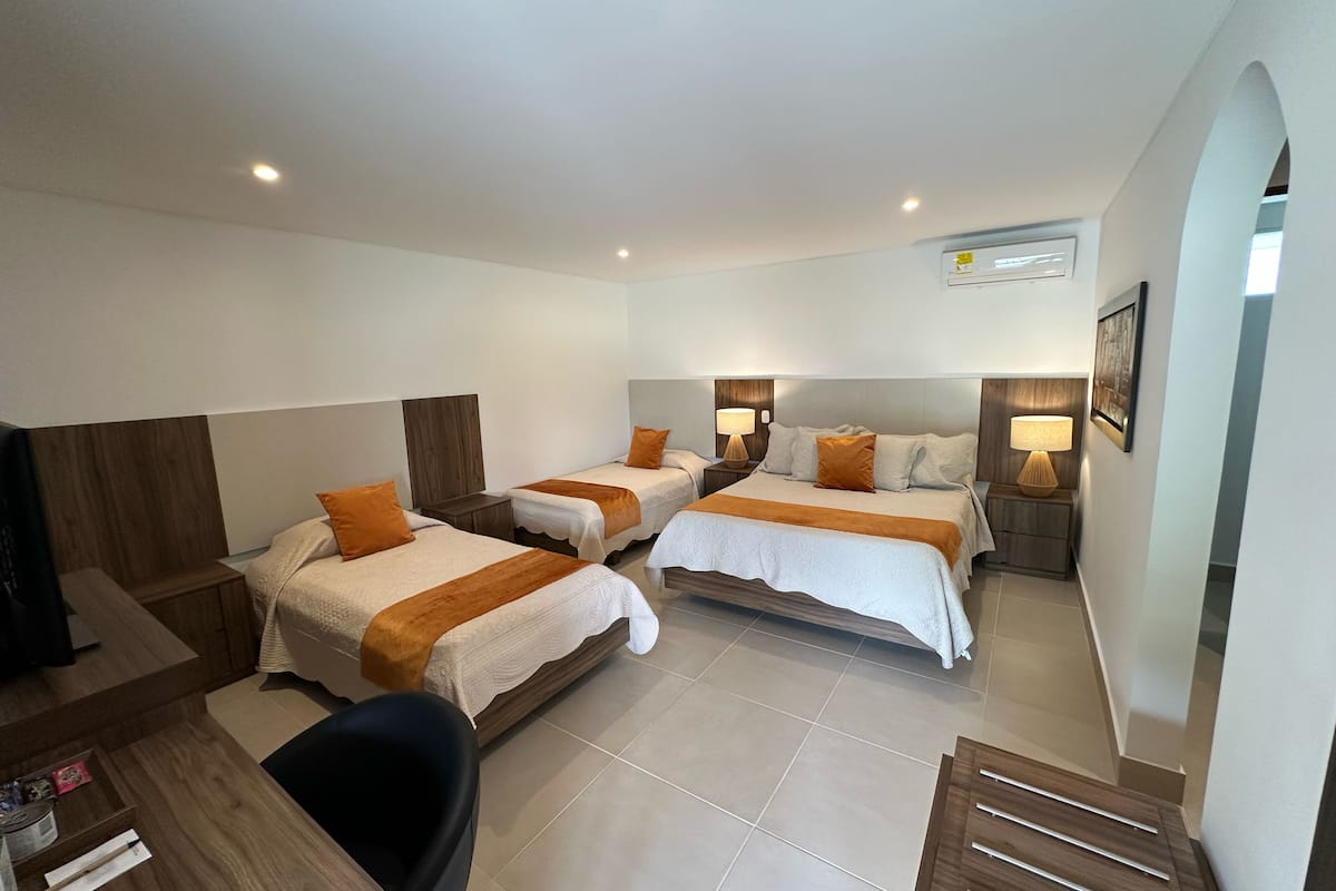 superior quadruple room | 1 bedroom, minibar, in-room safe, free wifi