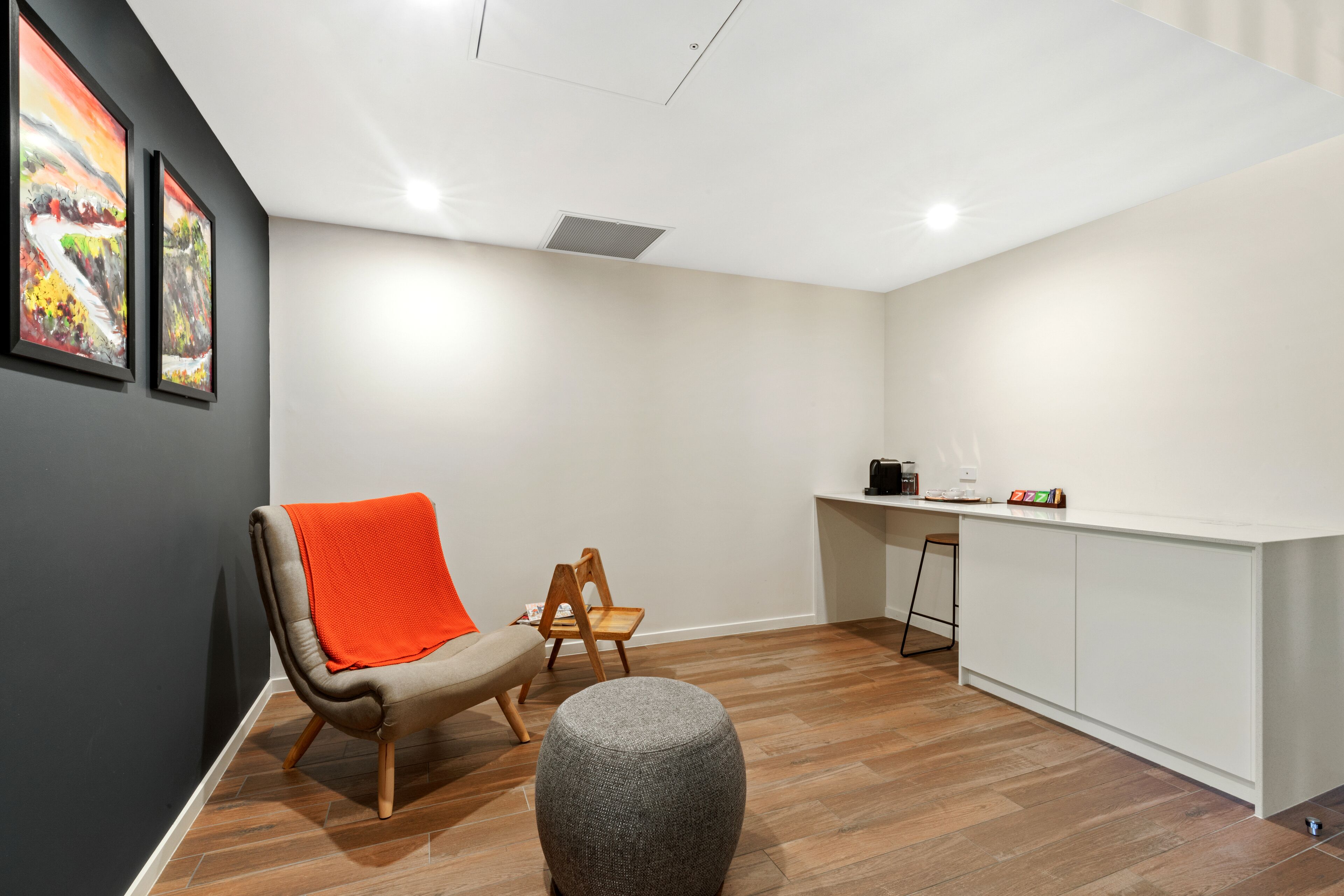 1 bedroom - forest view | living area | 32-inch flat-screen tv with satellite channels, tv, pay films