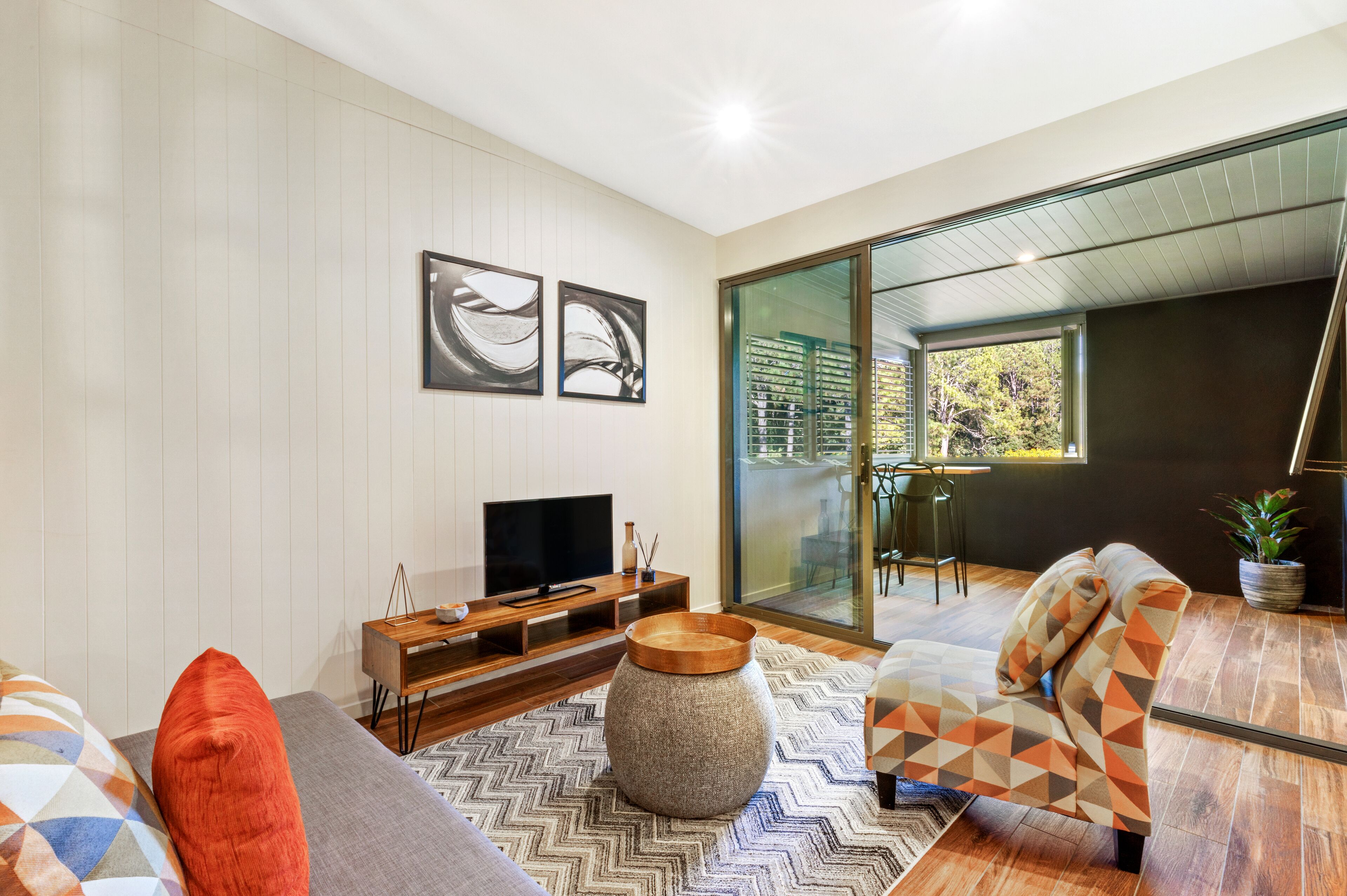 1 bedroom - forest view | premium bedding, desk, iron/ironing board, bed sheets