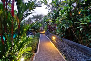 Entrada al alojamiento