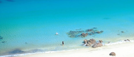 Tæt på stranden