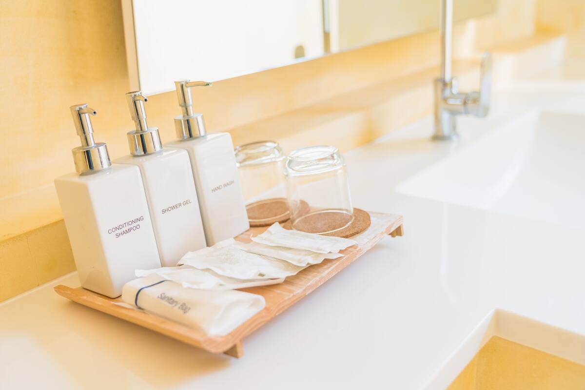 shower, free toiletries, hair dryer, bathrobes