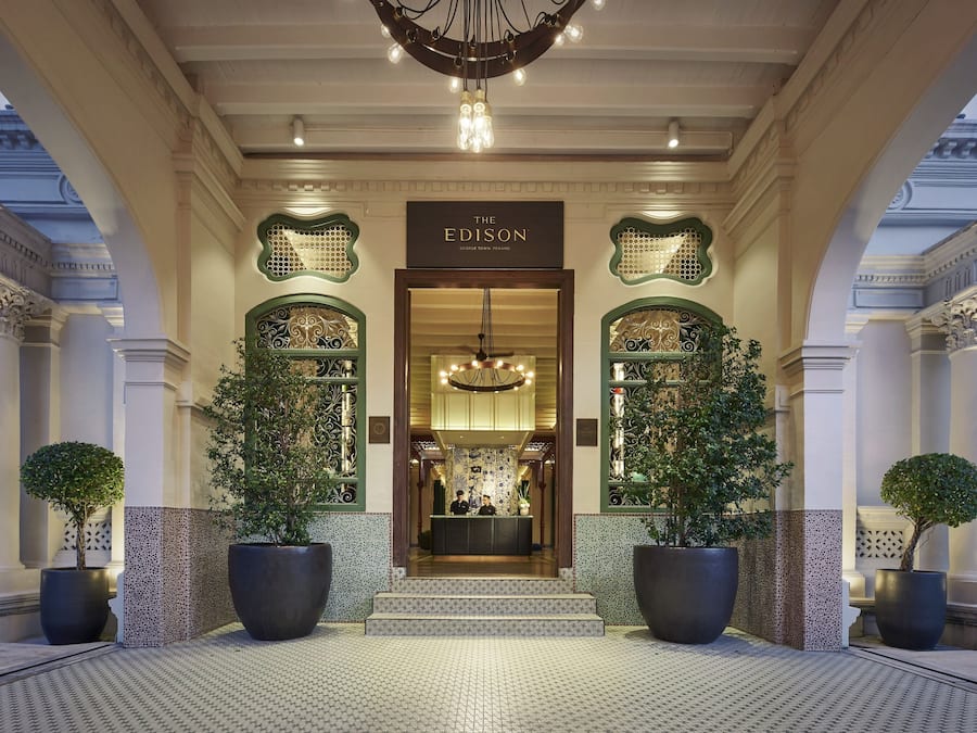 Façade de l’hébergement