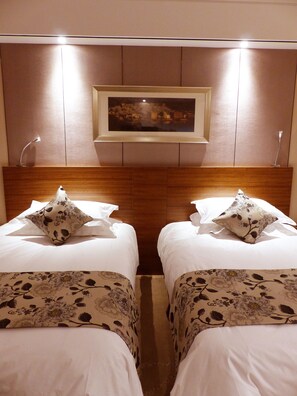 Chambre Affaires avec lits jumeaux | Minibar, bureau, rideaux occultants, Wi-Fi gratuit