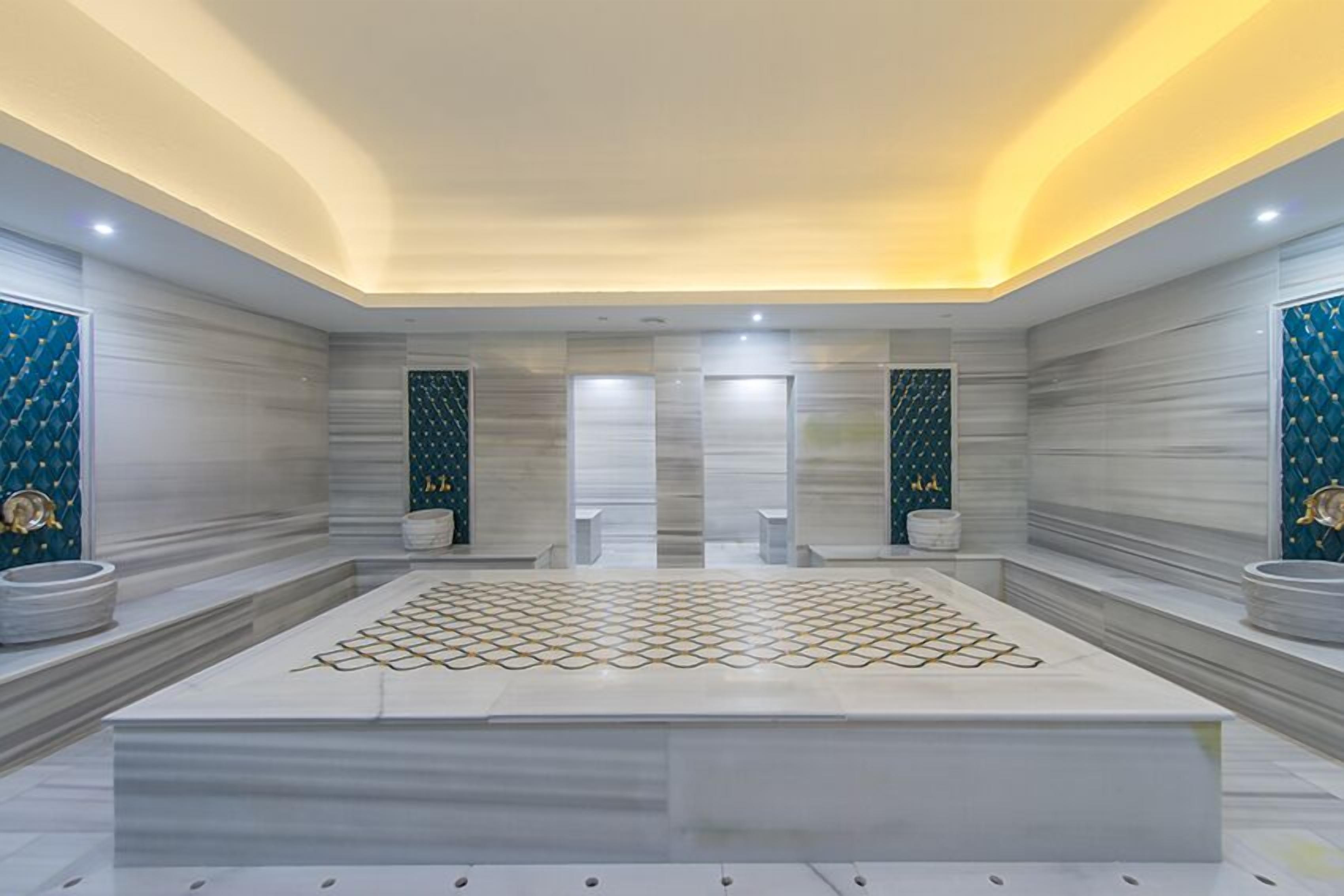 Sauna, steam room, Turkish bath, body treatments, hot stone massages