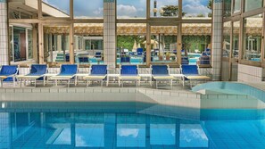 Indoor pool, outdoor pool - Hotel Terme Antoniano (Montegrotto Terme)