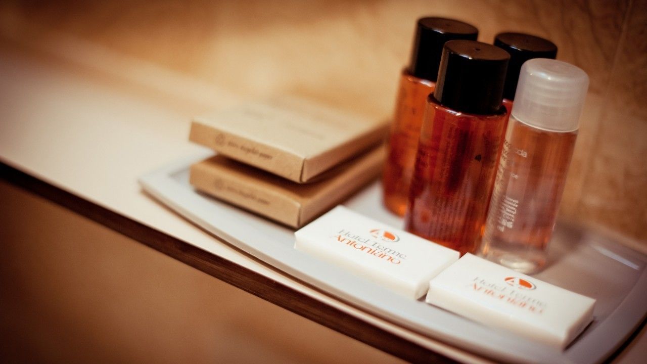 free toiletries, bathrobes, slippers, bidet