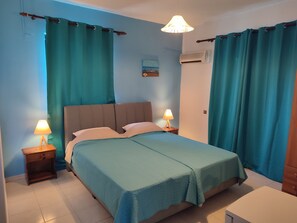 Superior Double or Twin Room, Non Smoking, Garden View | Hypo-allergenic bedding, desk, blackout curtains, iron/ironing board - Dolphin Apartments (Rhodes)