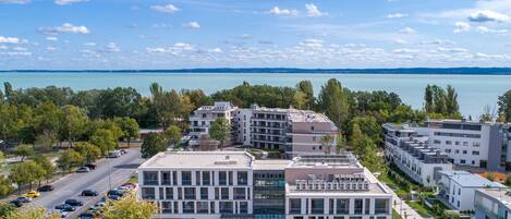 Majoituspaikan julkisivu