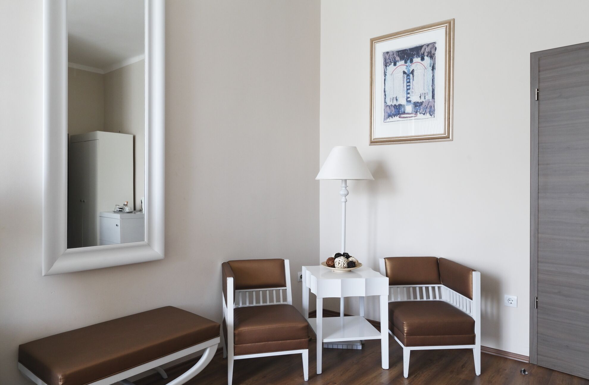 Deluxe Double Room | Ruang tamu | TV LCD 