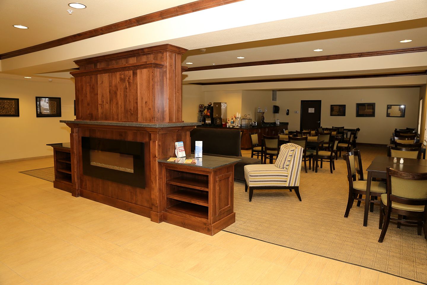 Sala de estar en el lobby