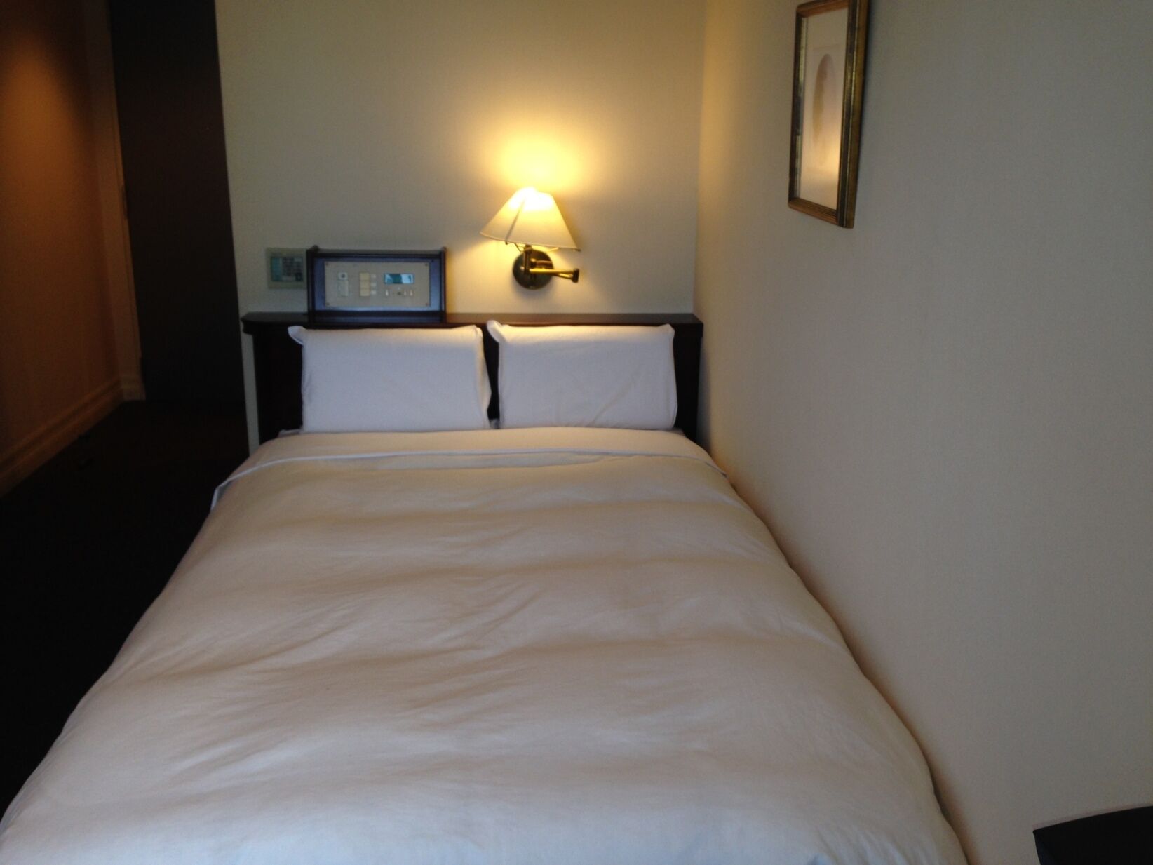 Premium bedding, down comforters, desk, laptop workspace
