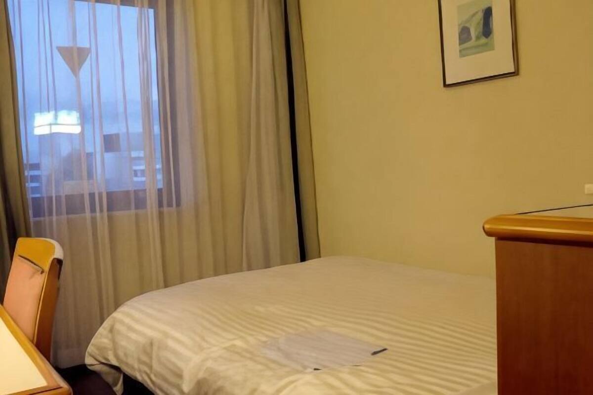 Desk, blackout curtains, iron/ironing board, free WiFi