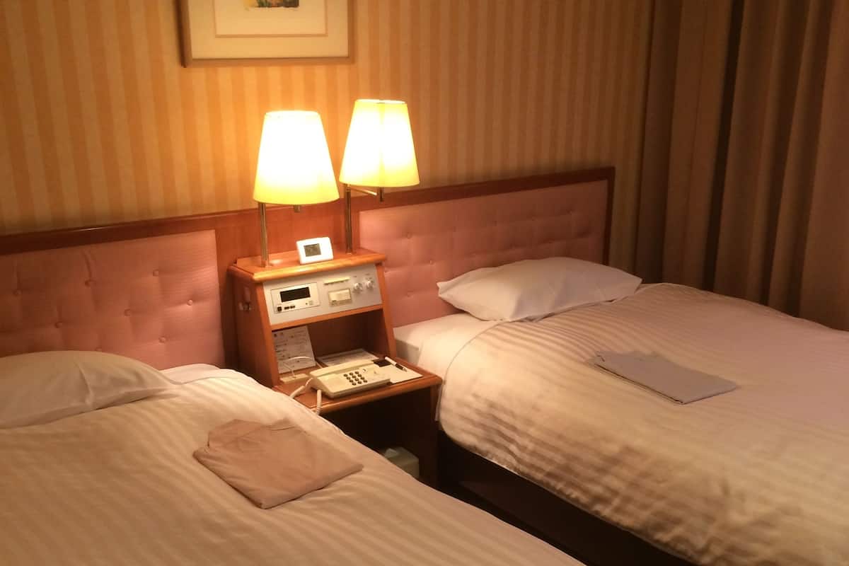 Escritorio, cortinas opacas, tabla de planchar con plancha y wifi gratis