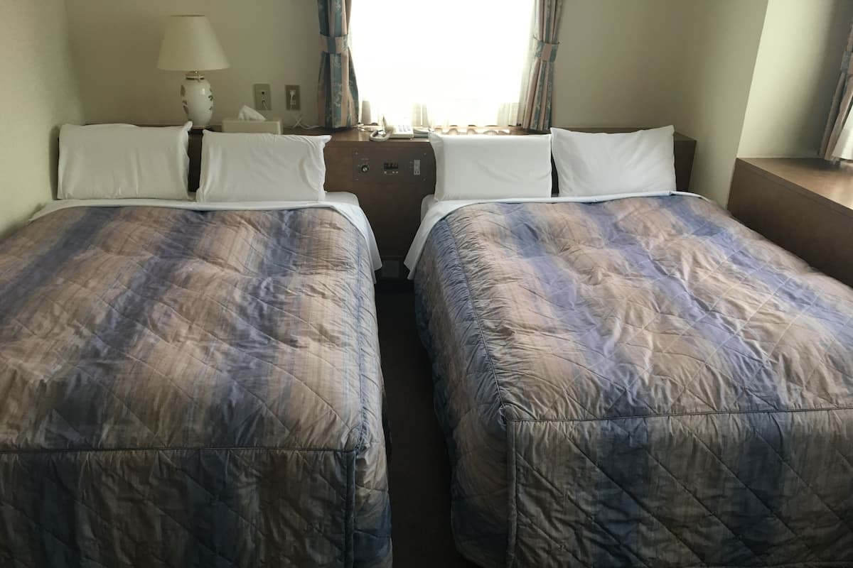Desk, blackout curtains, iron/ironing board, free WiFi