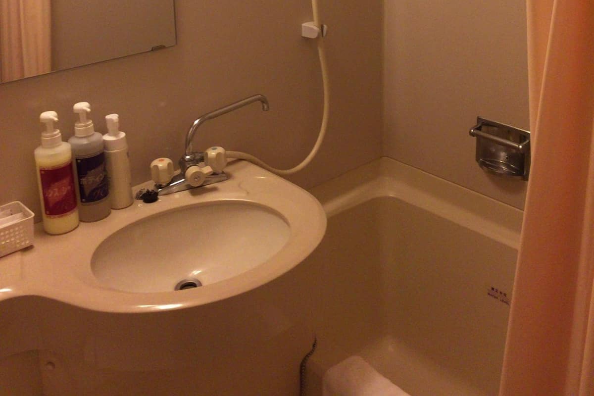 Bathroom | Combined shower/tub, free toiletries, hair dryer, slippers