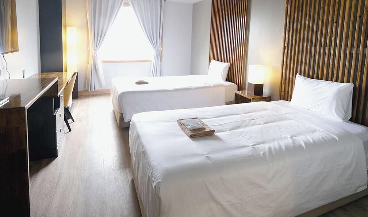 Deluxe-Zweibettzimmer | Hochwertige Bettwaren, Zimmersafe, Bettwäsche