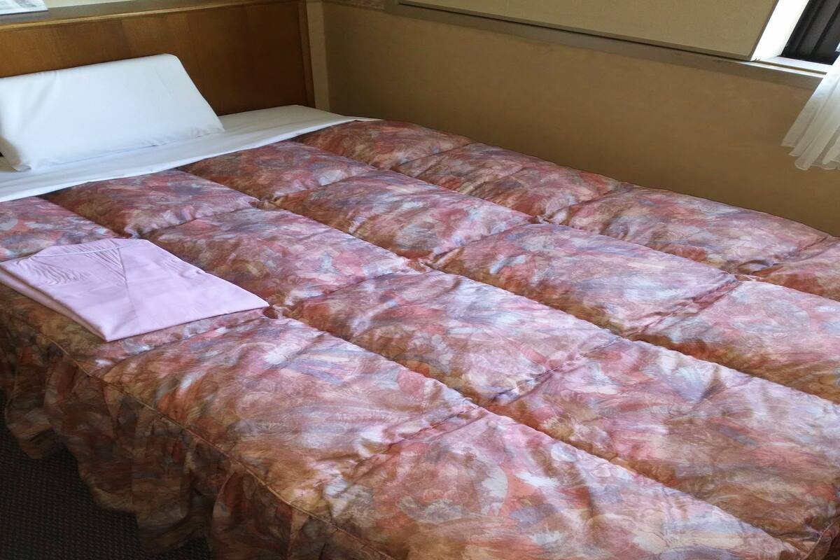 Down comforters, desk, WiFi (free), bed sheets