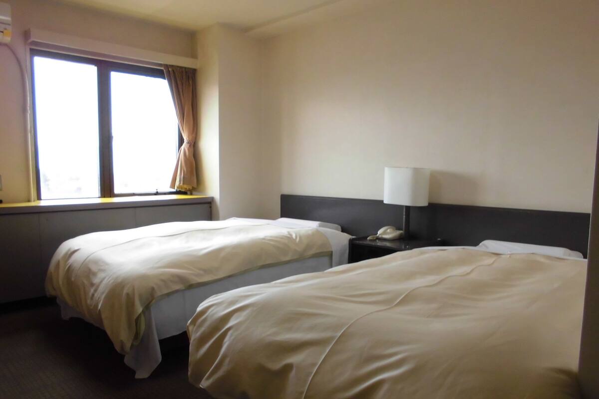 Chambre Deluxe avec lits jumeaux | Coffres-forts dans les chambres, Wi-Fi gratuit, draps fournis