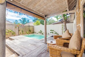View from room - AVIA Villa Resort (Gili Meno)