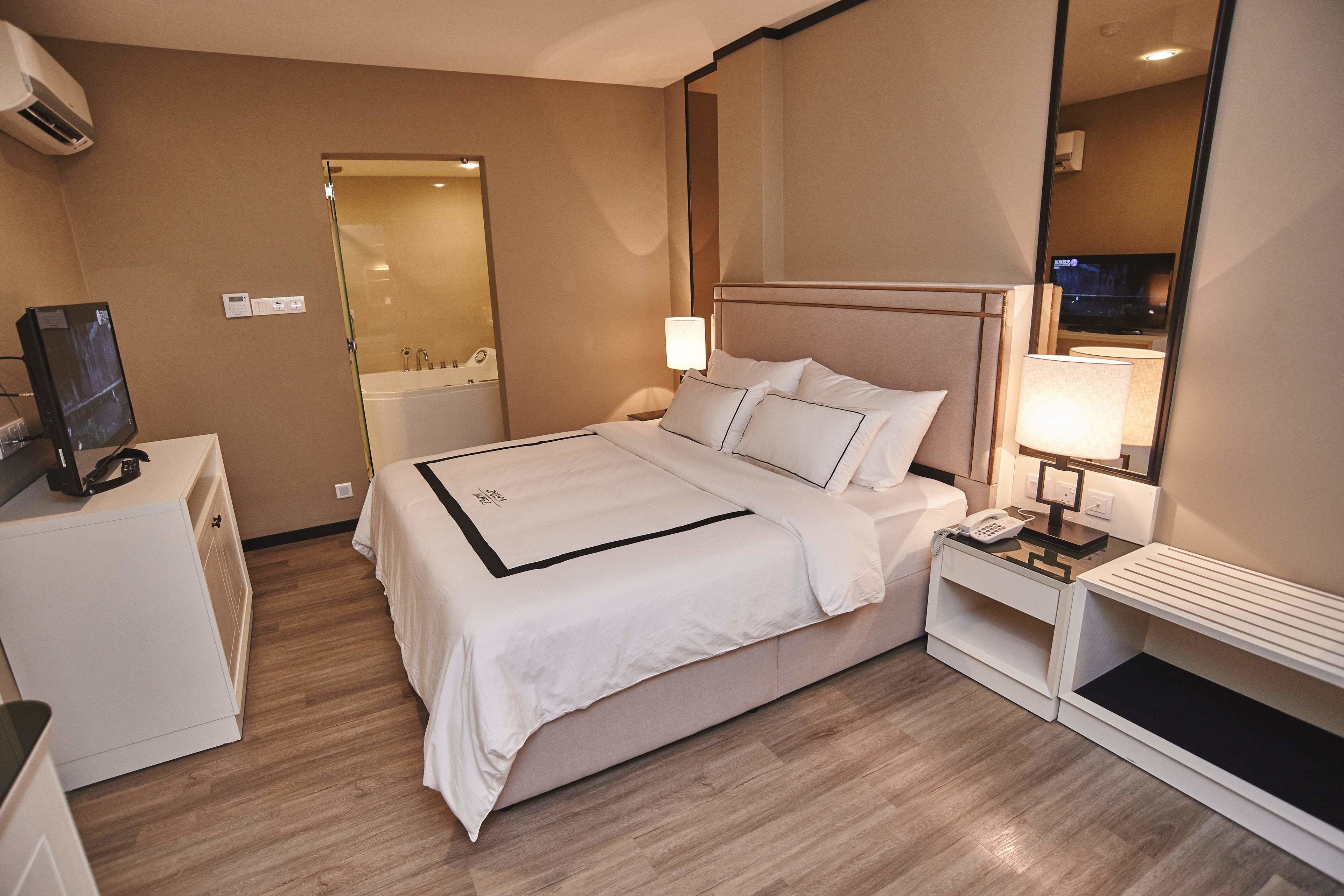 in-room safe, desk, blackout curtains, soundproofing