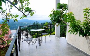 Blick von der Unterkunft