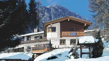 Family Apartment, 1 Bedroom, Kitchen, Mountain View (Chalet, 500m from main building) | Desk, laptop workspace, soundproofing, iron/ironing board