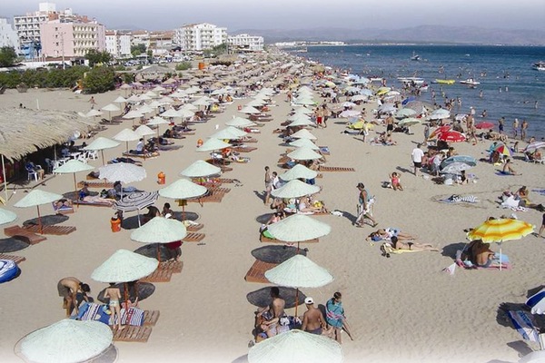 Private beach