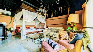 Suite | Oppholdsområde | Flatskjerm-TV og DVD-spiller