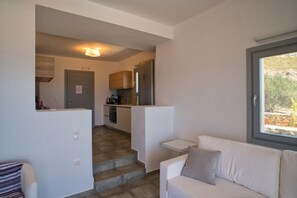 Villa, 2 Bedrooms, Pool Access | Living area | Flat-screen TV - Ammothines Villas (Sitia)