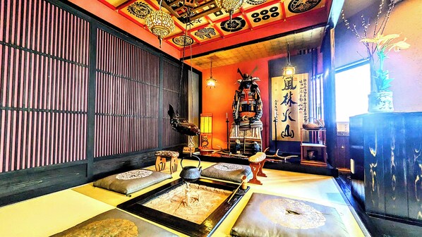 Suite (2 Semi-double Beds and 2 Japanese Futons) | 1 bedroom, Egyptian cotton sheets, premium bedding, down duvets - Yadoya Kyoto-Shimogamo (Kyoto)