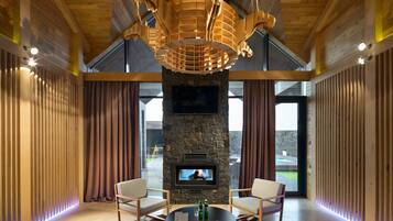 Chalet, 3 Bedrooms (Number 4) | Living room | Plasma TV