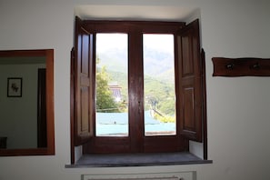 Basic Double or Twin Room, 1 Bedroom, Partial Sea View, Courtyard Area (Amalfi) | View from room - Casa Scola Agriturismo (Gragnano)