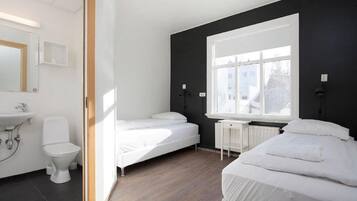 Premium bedding, blackout curtains, free WiFi, bed sheets